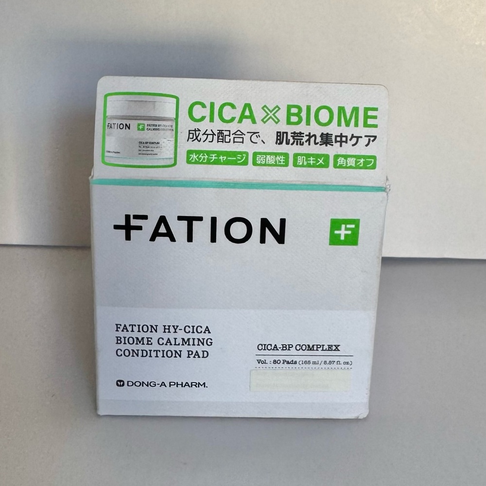 (FATION) Hy-cica Biome Calming Condition Pad 165ml (80pads)
